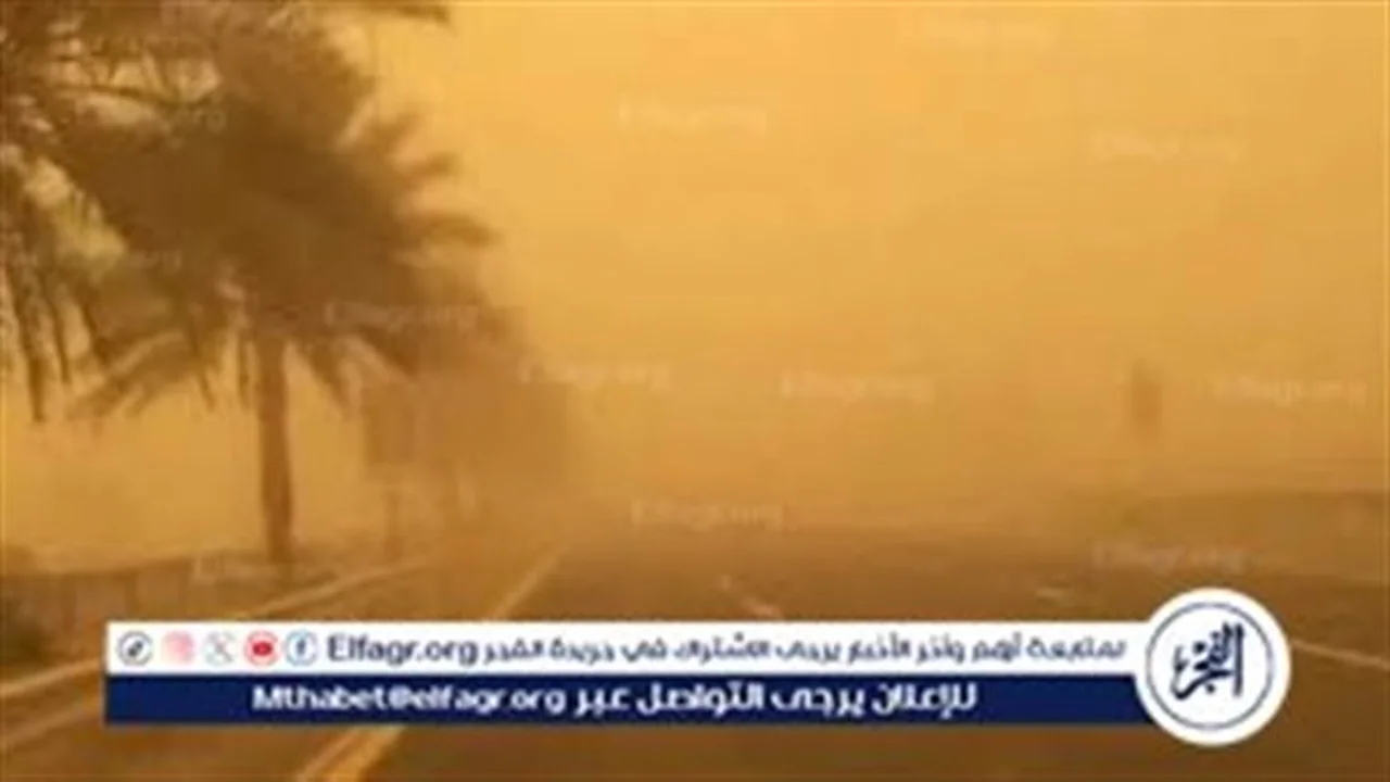 تحذير من رمال مثارة بالصعيد وسحب ممطرة تتوجه نحو سماء القاهرة